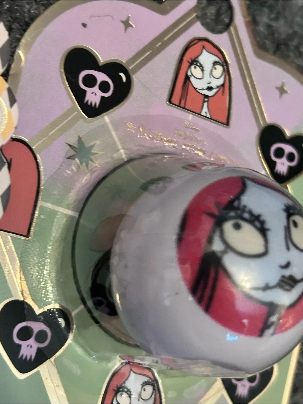 Nightmare Before Christmas Sally Lip Balm Ball & Zero Lip Gloss Set